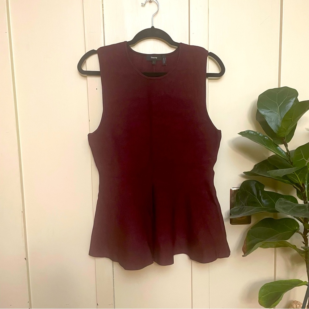 Maroon Empire Waist Tank